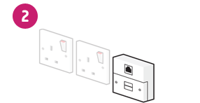 Master socket faceplate