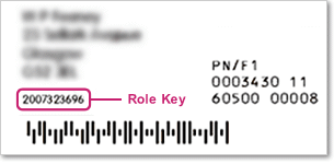 How to find your role key