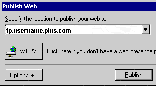 FrontPage setup3
