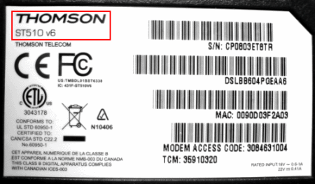 Check the label on the bottom of your router and make sure it says ST510v6 in the top left corner.