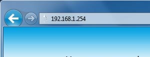 Enter the router IP into your web browser