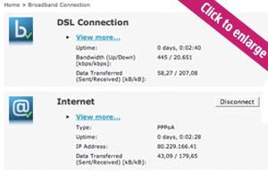 The Broadband Connection section