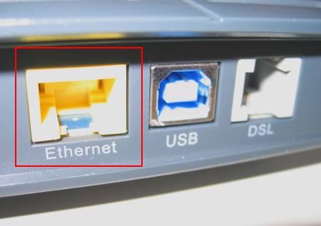 Ethernet Port on Ethernet Port
