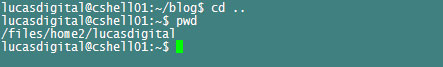 shell command cd..
