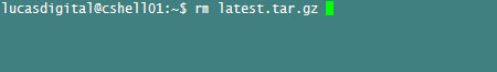 shell command remove