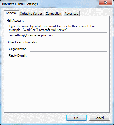 The General Tab
