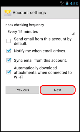 Change these settings to match your requirements (if you're not sure, it's safe to leave them).