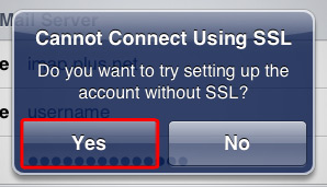 If the box shown below appears, press Yes (you may need to do this twice).