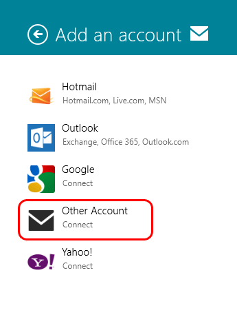 Choose the wireless icon.