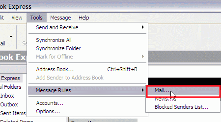 Outlook Express Message Rules