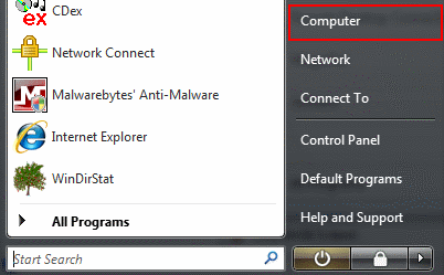 Windows - My Computer comparison