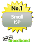 Top 10 Broadband Awards No.1 Small ISP