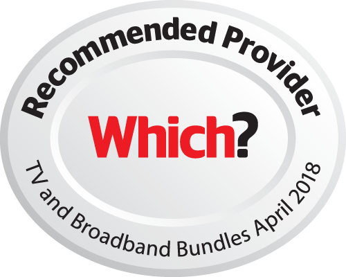 - Which? Recommended Provider for TV and Broadband bundles – 2018