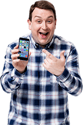 Our spokesman Joe excited about the launch of Plusnet Mobile