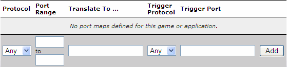 Enter the port and protocol information here.
