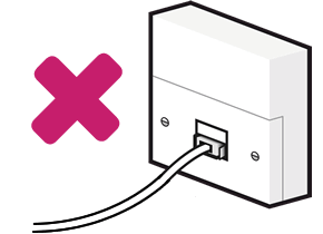 Do not connect directly to a single socket