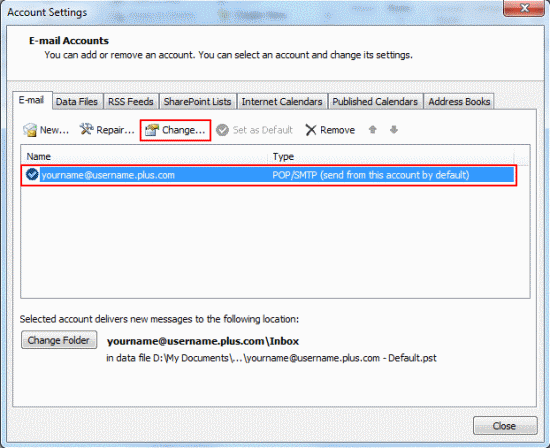 Send email from any connection - Microsoft Outlook 2010 | Help