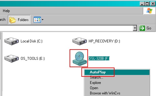 d-link 320B -Autoplay