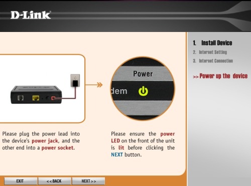d-link 320B - Power